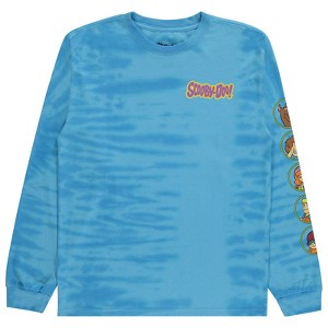 Mens Scooby Doo Throwback Shirt - Scooby Doo, Shaggy, Velma Tee - Throwback Classic Long Sleeve T-Shirt - 1 of 4