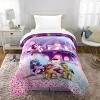 My Little Pony Reversible Twin/Full Comforter – Soft Microfiber Kids Bedding – 72” x 86” – Colorful Character Design - 2 of 4