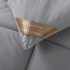 Hotel Laundry Twin Charcoal Down Alt Comforter: 233 Thread Count, Midweight, Machine Washable - 2 of 3