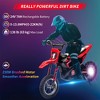 24V Kids Ride On Motocross Motorcycle, 250W Motor,Up to 13.6 MPH,Chain Driven,Leather Seat, Disc Brake, Air-Filled Tires - 4 of 4