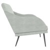 vidaXL Bench Light Gray 43.3 in.x29.9 in.x31.5 in. Velvet - 4 of 4