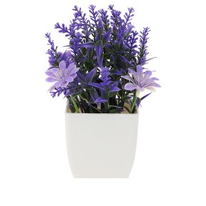 Unique Bargains Artificial Tree Greenery Plant Plastic 2.76"x2.76"x7.09" 1 Pc - 1 of 4