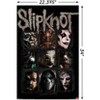 Trends International Slipknot - Masks 08 Unframed Wall Poster Print White Mounts Bundle 22.375" x 34" - 3 of 4