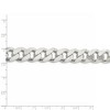 Black Bow Jewelry Men's 13mm Sterling Silver Solid Curb Chain Bracelet - 4 of 4