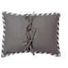 Bacati - Love Grey/Silver Throw Pillow - 2 of 4