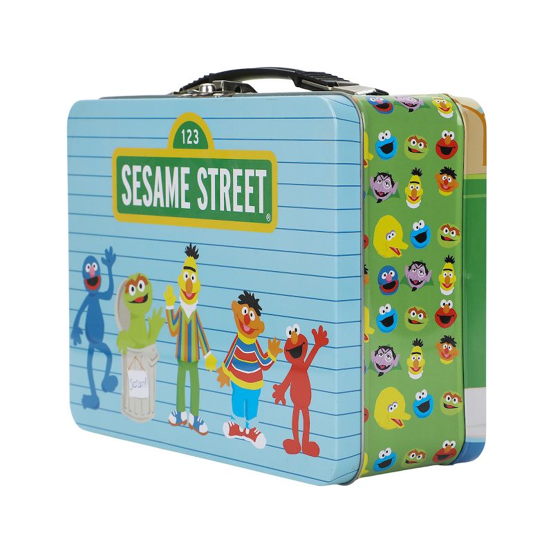 Sesame Street Neighborhood Characters Blue Tin Tote, 2 of 7