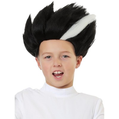 Halloweencostumes Boy Mad Scientist Boy s Wig Black white