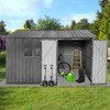 CAVINAS 10ftx8ft Outdoor Garden Shed Large Metal Storage Sheds with Hinged Door and Window for Backyard - 2 of 4