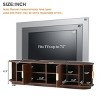 66.9" Modern TV Stand with Fluted Sliding Doors & Adjustable Shelves, Fits 75 Inch TV for Living Room-3irtyhousy - 4 of 4