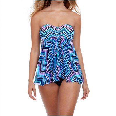 Women's Bandeau Strapless Flyaway One Piece Swimsuit - Profile By Gottex