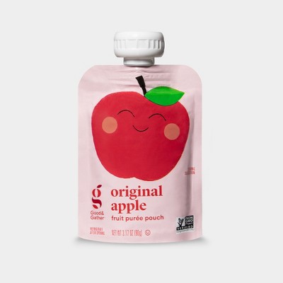 Organic Applesauce Pouches - Apple Mango - 12ct - Good & Gather™ : Target