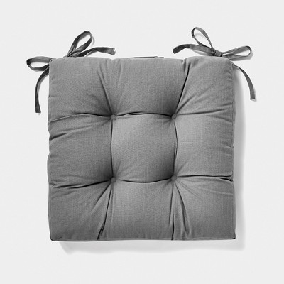 thumbnail image 2 of Sewgoodshop 2-Pack White Faux Leather Square Seat Cushions – For Dining/Garden Chairs, 14-20 Inch 2 of 4