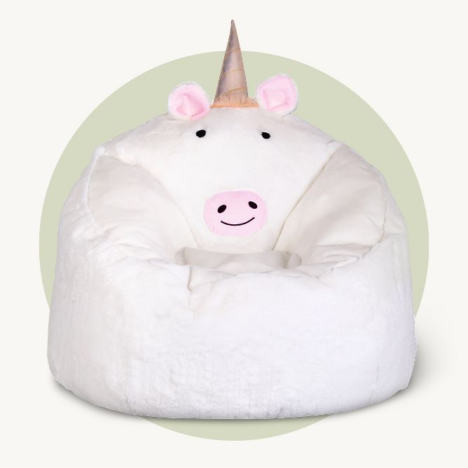 Unicorn Kids' Bean Bag Chair - Pillowfort™ : Target