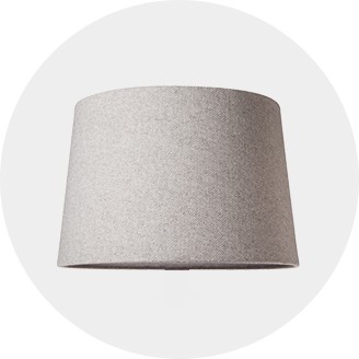 target white lamp shade