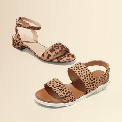 target leopard print sandals