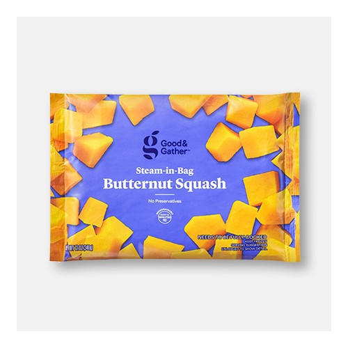 Frozen Butternut Squash - 12oz - Good & Gather™, Frozen Butternut Squash Spirals - 12oz - Good & Gather™, Frozen Roasted Sweet Potato Chunks - 12oz - Good & Gather™