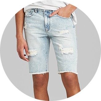 mens denim shorts target