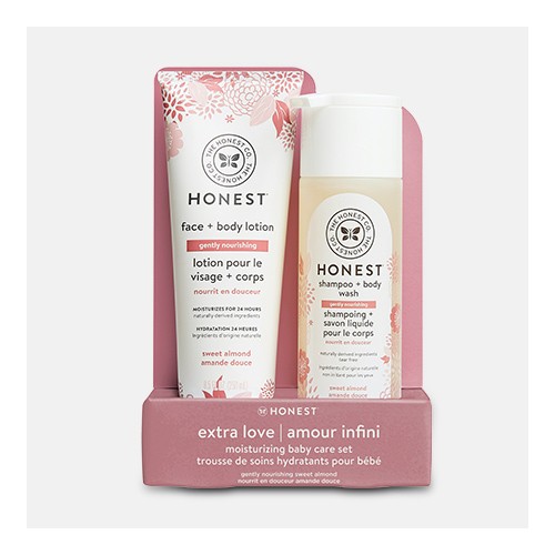 The Honest Company Gently Nourishing Shampoo & Lotion Bundle - Sweet Almond - 18.5 fl oz