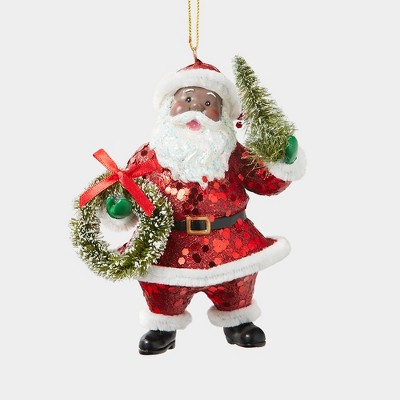 item# Santa 101 Santa ornaments heart shaped ornaments Christmas decorations 
