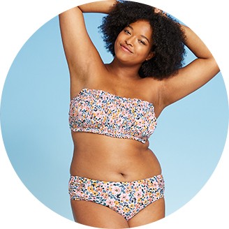 plus size swim target