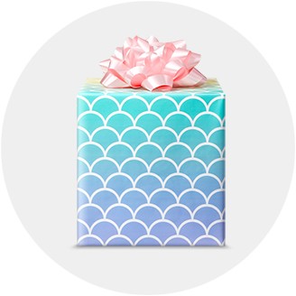 gift wrap boxes and bags