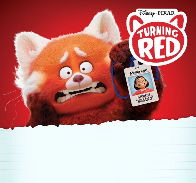 Red pixar top