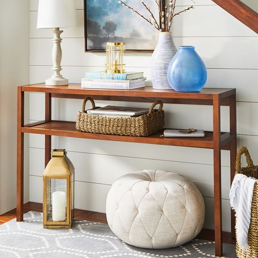 Entryway pouf deals