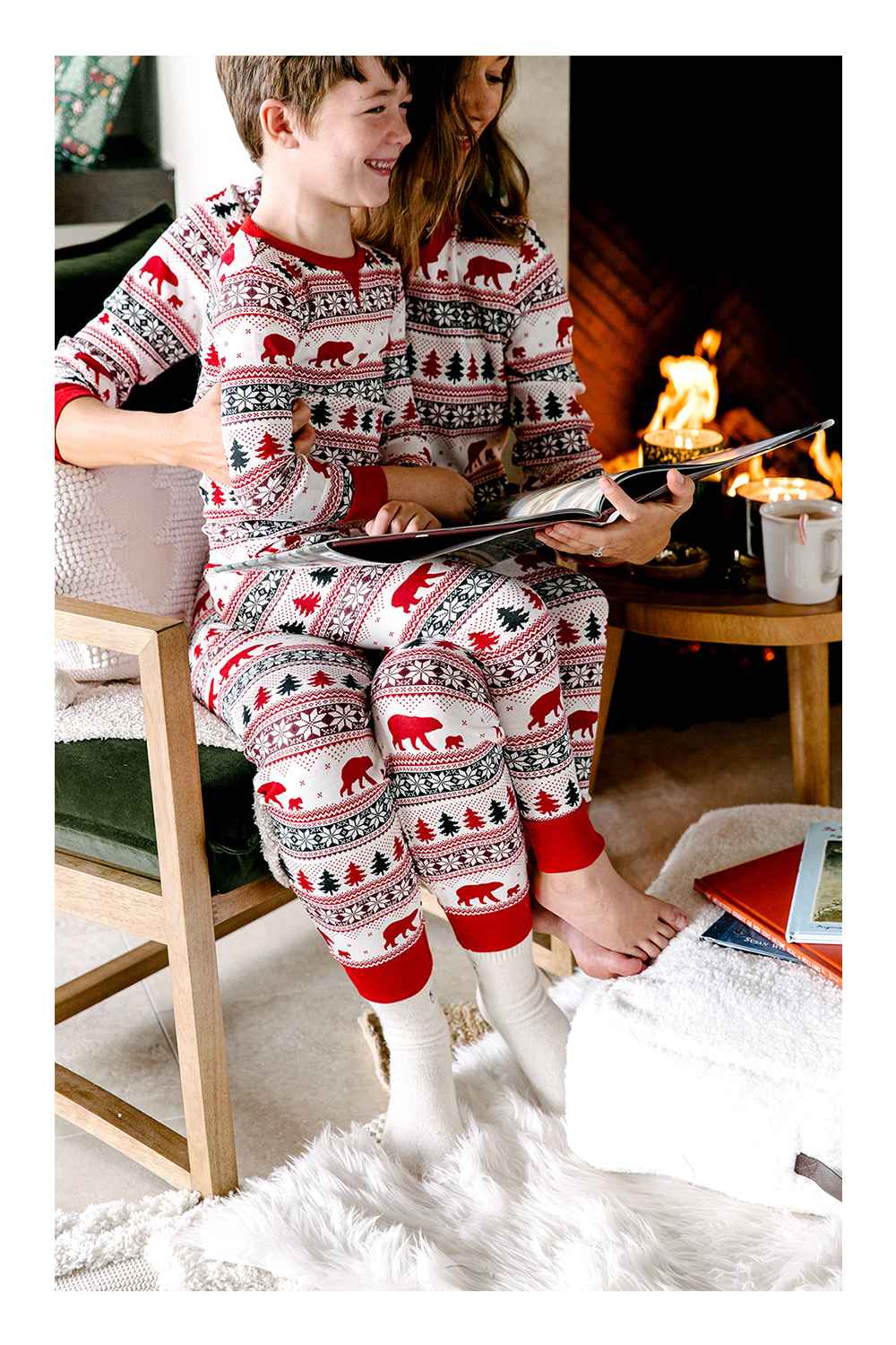 Holiday Plaid Flannel Matching Family Pajamas Collection - Wondershop™ White, Holiday Plaid Flannel Matching Family Pajamas Collection - Wondershop™ Red, Holiday Fair Isle Matching Family Pajama Collection - Wondershop™, Holiday Buffalo Check Flannel Matching Family Pajamas Collection - Wondershop™ White, Holiday Gnomes Matching Family Pajamas Collection - Wondershop™ Navy, Oblong Embroidered Tree Decorative Throw Pillow Stucco - Threshold™, Faux Fur Sheepskin Throw Blanket Cream - Threshold™, Buckland Live Edge Coffee Table Brown - Threshold™, Higgins Sling Arm Chair Olive Velvet - Threshold™, Sherpa Pouf Cream - Room Essentials™, 19oz Large Mercury Jar Candle Holiday Balsam Green - Threshold™, 15oz Lidded Glass Jar 3-Wick Electroplated Tranquil Spruce and Mint Candle - Opalhouse™, 14oz 4pk Porcelain Woodbridge Mugs White - Threshold™, Natural Unsweetened Cocoa Powder - 8oz - Good & Gather™, The Velveteen Rabbit - by  Margery Williams (Hardcover), Natural Unsweetened Cocoa Powder - 8oz - Good & Gather™