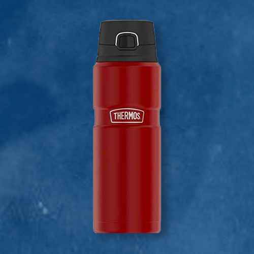 Thermos 24oz Stainless King Drink Bottle (SK4000MR4) - Matte Red