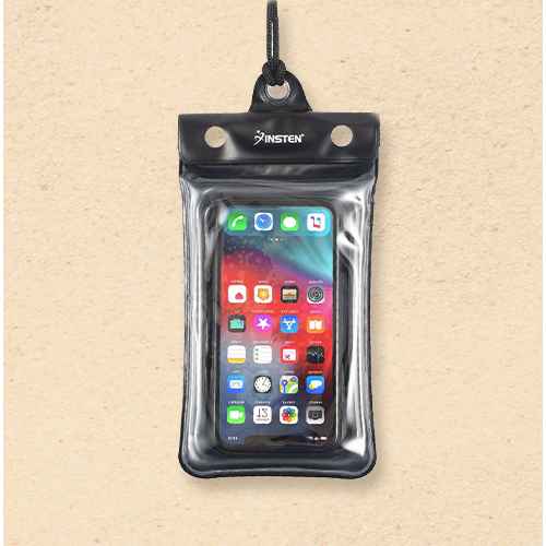Insten Universal Floating IPX8 Waterproof Phone Dry Bag Pouch Case For iPhone & All Smartphones Up to 6.8" x 3.5" Black
