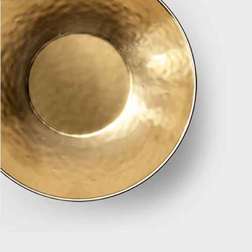 3" x 16" Metal Bowl Gold - Threshold™