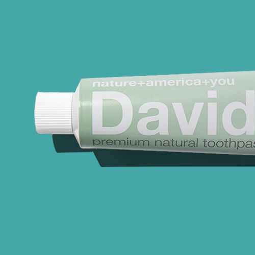 Davids Antiplaque & Whitening Premium Natural Toothpaste Fluoride Free Peppermint - 5.25oz