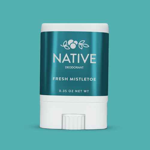 Native Limited Edition Fresh Mistletoe Deodorant Mini - 0.35oz