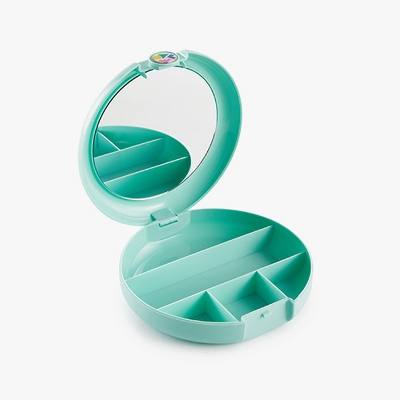 Caboodles Makeup Bags And Organizers Retro Cosmetic Compact - Seafoam