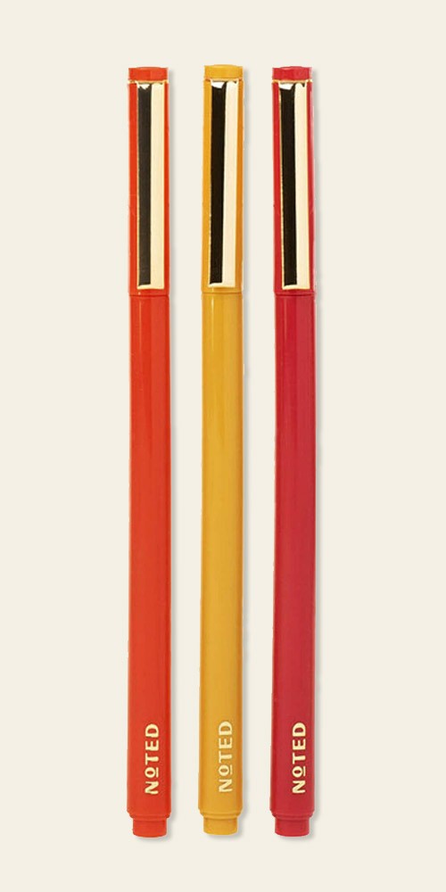 Post-it 3pk Felt Tip Pens - Red