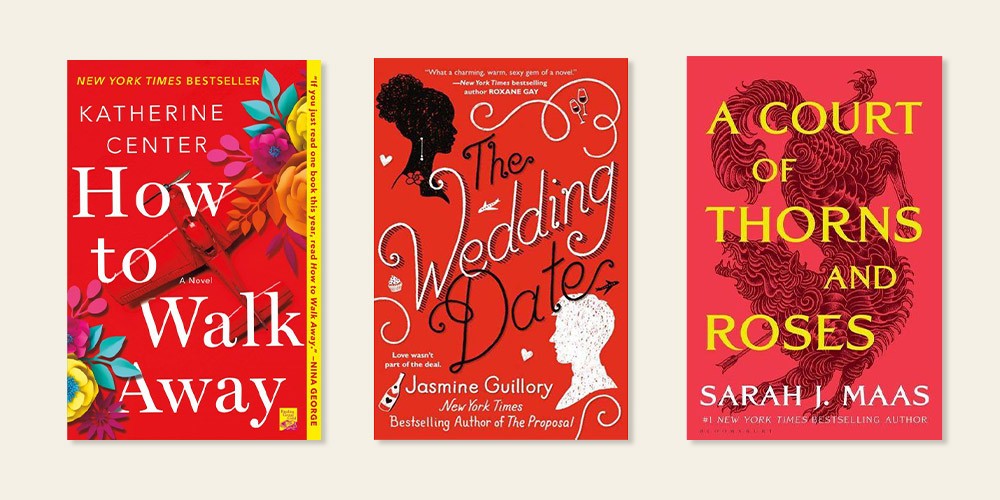 How to Walk Away -  Reprint by Katherine Center (Paperback), Wedding Date -  by Jasmine Guillory (Paperback), A Court of Thorns and Roses - by  Sarah J Maas (Paperback)