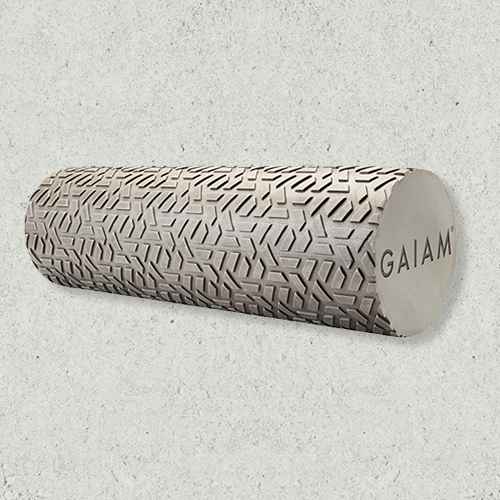 Gaiam Restore 18" Textured Foam Roller - Gray