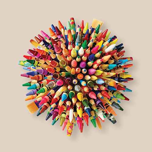 Crayola 50ct Super Tips Washable Markers, Crayola 4ct Big Paint Brushes with Round Tips, Crayola 5ct Paint Brush Variety Pack, Crayola Crayons 96ct
