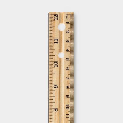 Universal Clear Plastic Ruler Standard/Metric 6 59025