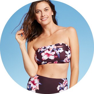 tube top swimsuits target