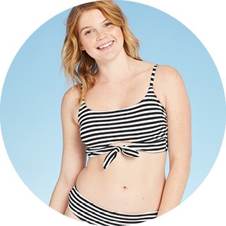 holographic bathing suit target