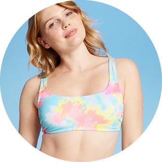 push up bikini tops target