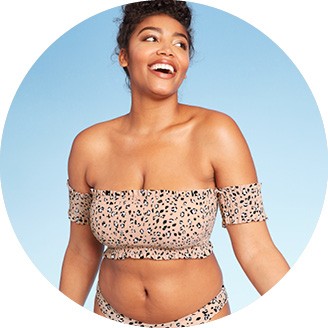 strapless bikini top target