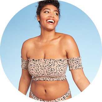 target strapless bikini top