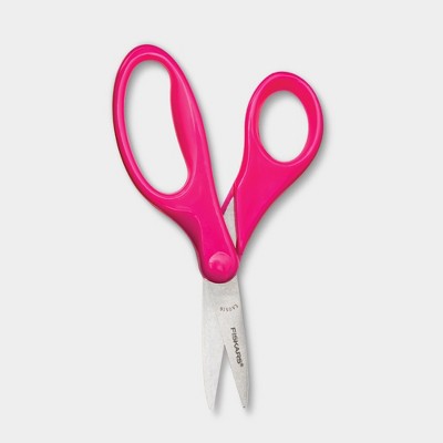 Pink scissors for fabric cutting, zigzag scissors, adult