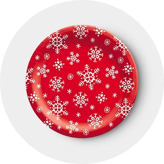 bulk christmas paper plates