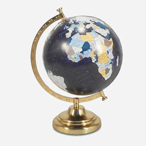 Desktop Globe W Gold Base Threshold Target