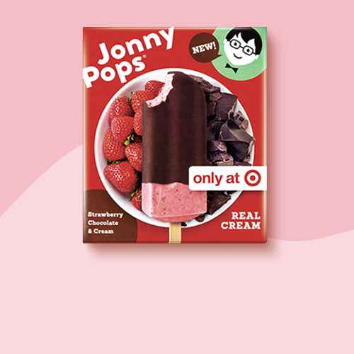 JonnyPops Strawberry Chocolate & Cream Frozen Fruit Bars - 4pk/8.25oz