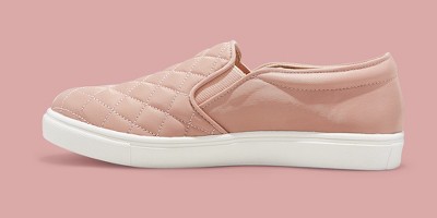 Women's Reese Quilted  Sneakers - A New Day™ Blush 5