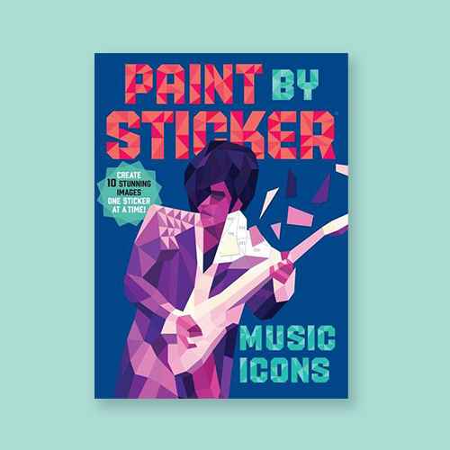 Paint by Sticker : Music Icons: Re-create 12 Iconic Photographs One Sticker at a Time! (Paperback) (Workman Publishing)